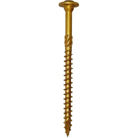 Grk Fasteners Wood Screw, 3/8 in, 12 in, Plain Steel Washer Head Torx Drive, 100 PK 12299-2